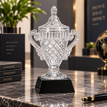 Premier Cup | Custom Engraved Executive Crystal Award