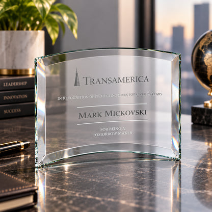 Madison Crescent | Clear Glass Recognition Award