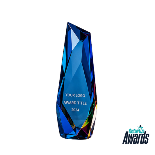 Cobalt Peak | Custom Crystal Excellence Award