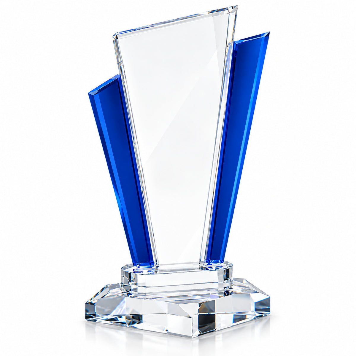 Marquise Bleue | Trophée d'entreprise en cristal gravé sur mesure