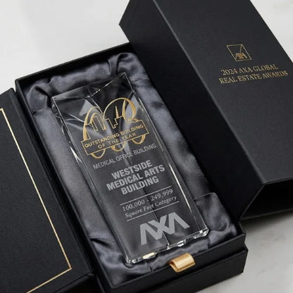 Personalized Cosmopolitan Crystal Award Trophy