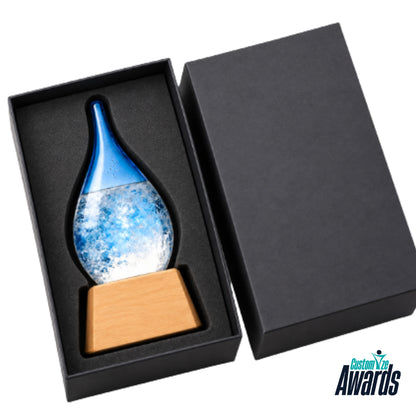 Goutte lumineuse | Trophée de reconnaissance personnalisé en cristal