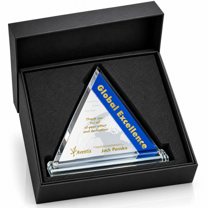 Liberty Summit | Veterans Day Triangle Crystal Military Recognition Award