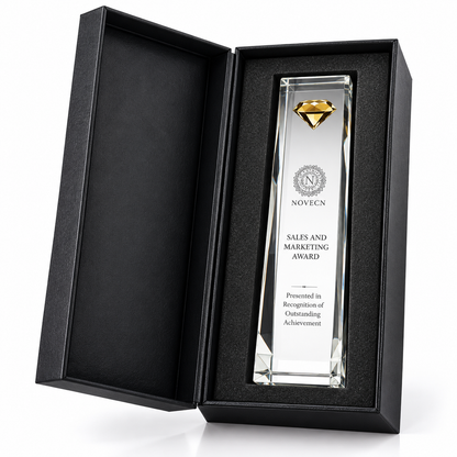 Diamond Crest | Custom Crystal Sales and Marketing Achievement Award