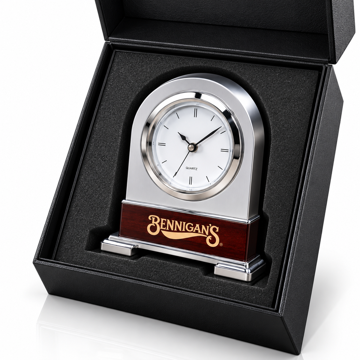Heritage Timepiece | Custom Corporate Desk Clock Award