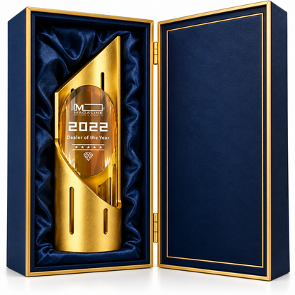 Liberty Crest | Veterans Day Gold Military Service Recognition Award