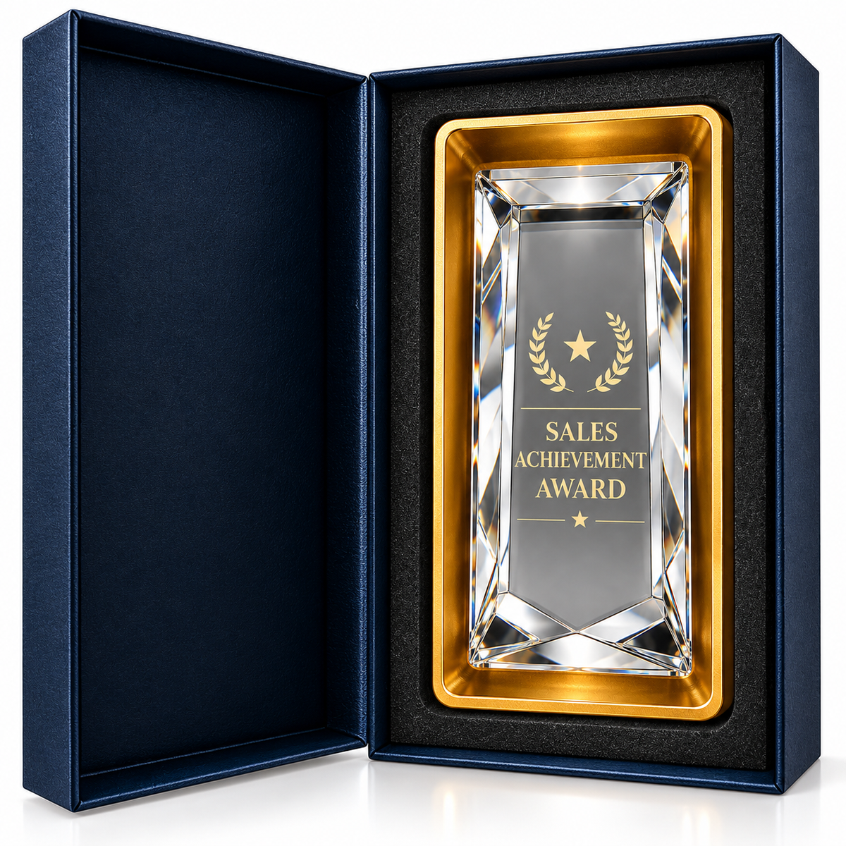 Goldhaven | Custom Crystal Sales Achievement Award