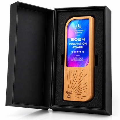 Liberty Timber | Veterans Day Wood and Acrylic Military Recognition Award