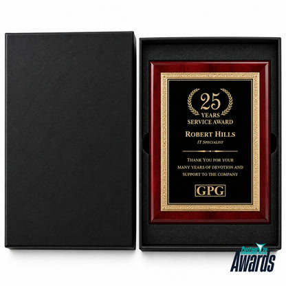 Gemstone Rosewood | Custom Executive Recognition Plaque