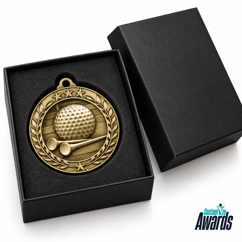 Large Star | Custom Golf Medal for Tournament Achievement