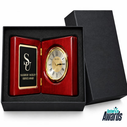 Crimson Clock | Trophées de cristal pour l'excellence de la direction