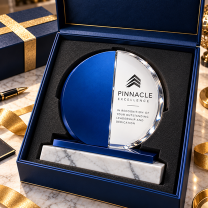 Céleste Azure | Trophées et Plaques en Cristal personnalisés
