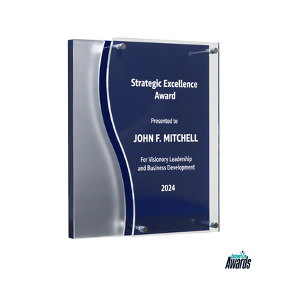 Legacy Multi-Plate Mahogany Plaque