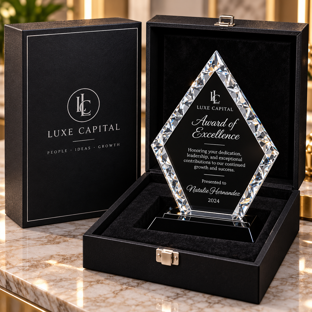 Diamond Peak | Custom Achievement Recognition Plaque
