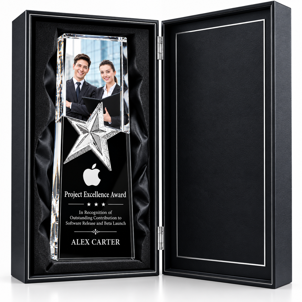 Liberty Legacy | Veterans Day Crystal and Metal Military Recognition Award
