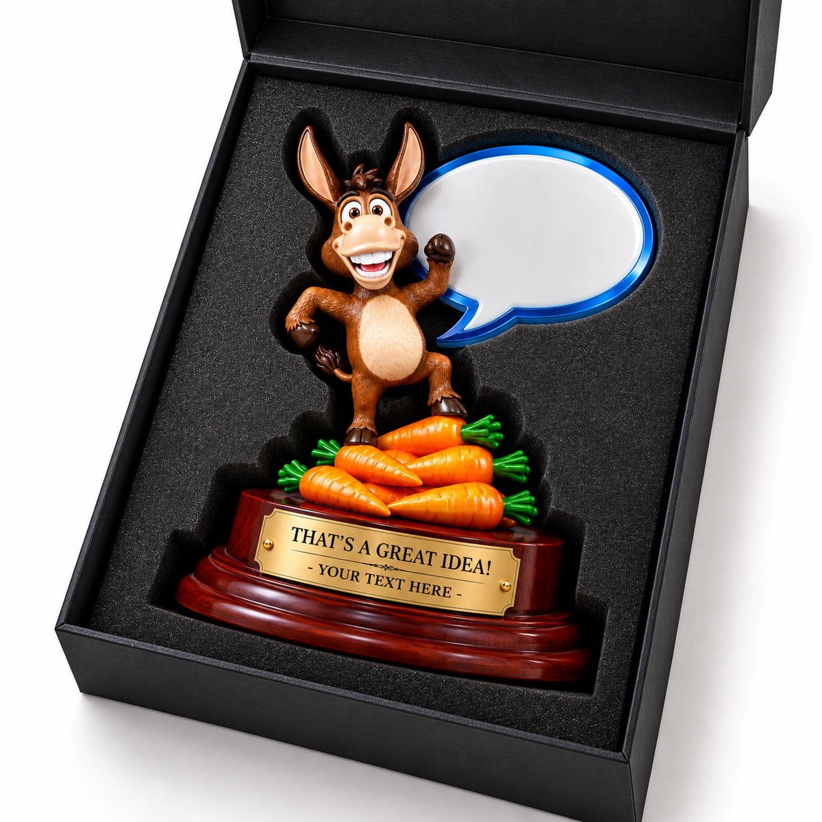 Golden Jackass | Personalized Golden Jackass Trophy for Humorous Recognition