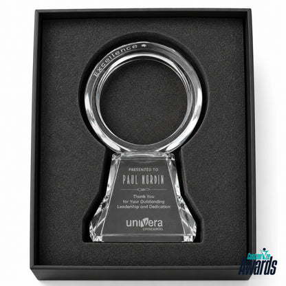 Corona Crystal | Trophées en cristal gravés sur mesure