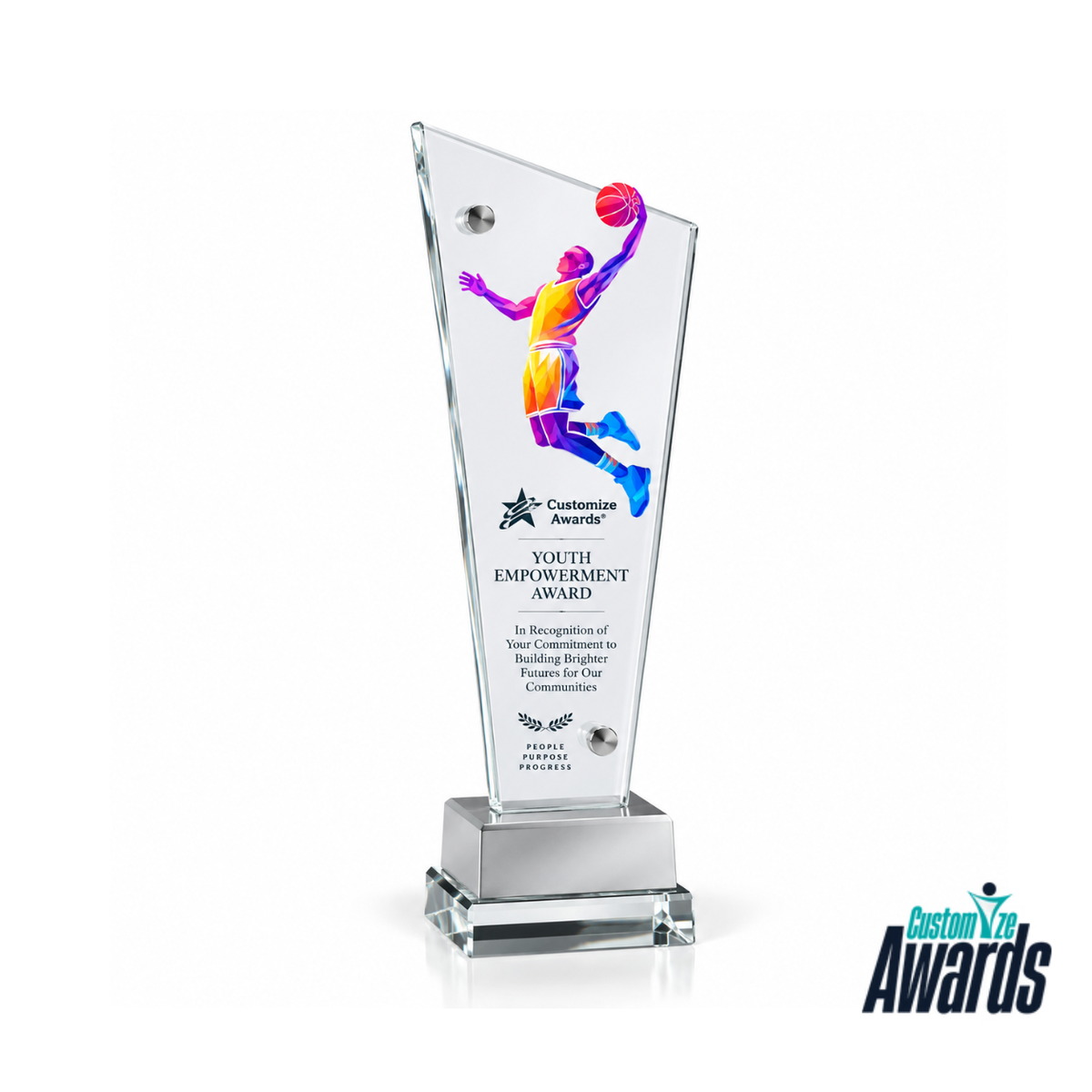Youth Inspire | Custom Basketball Youth Empowerment Award