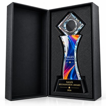 Prism Velocity | Custom Crystal Sales Recognition Award
