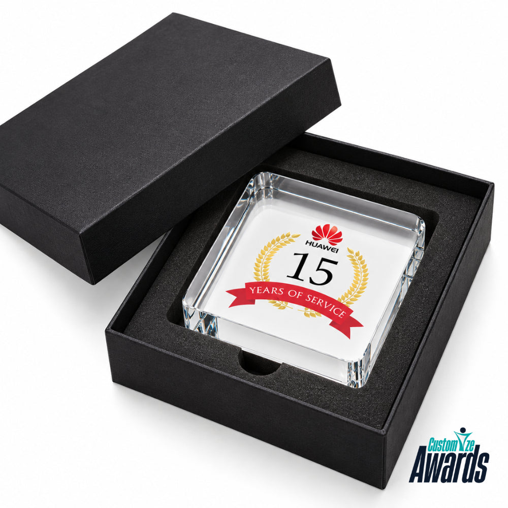 Service Legacy | 15-Year Employee Anniversary Glass Award