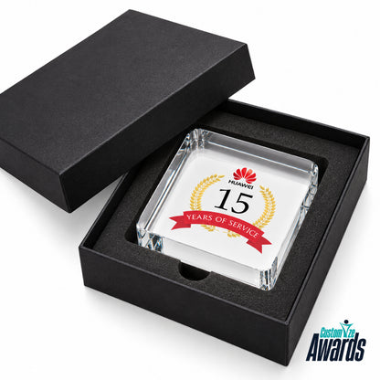 Service-Erbe | Glas-Award zum 15-jährigen Mitarbeiterjubiläum