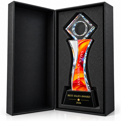 Emberrest | Custom Crystal Sales Achievement Award