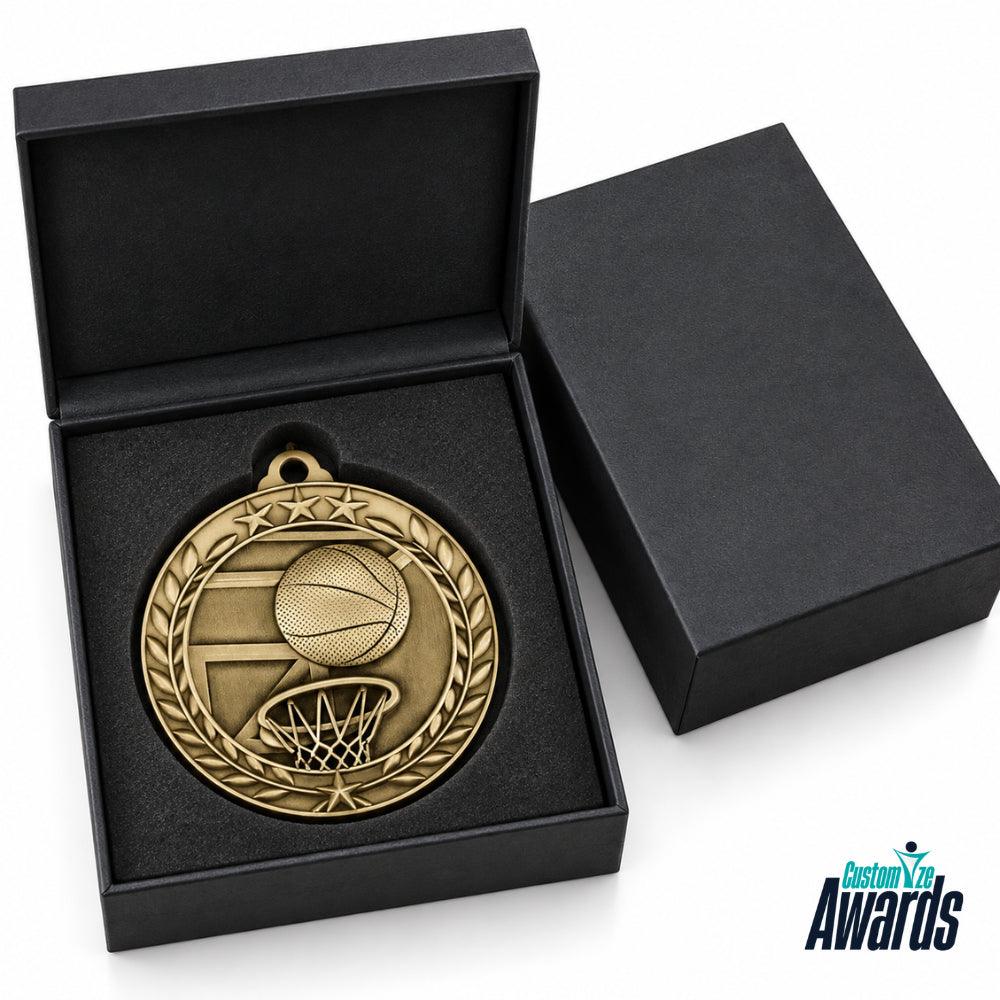 Large Star | Personalized Star Soccer Medal for Athletic Achievement