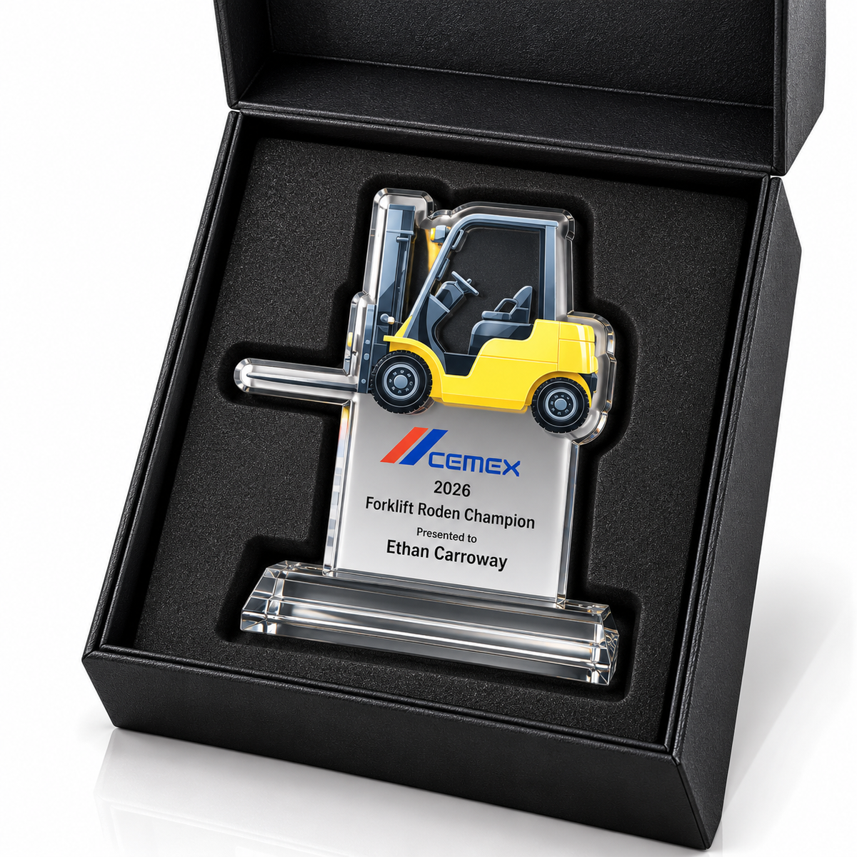 LiftMaster | Acryl-Award für herausragende Gabelstapler-Sicherheit