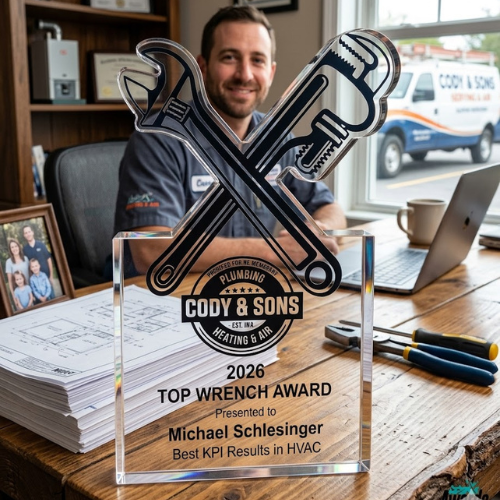 Wrench Acrylic Trophy