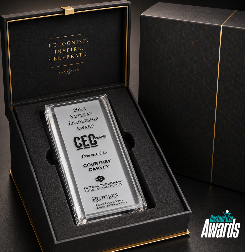 Custom Optical | Personalized Recognition Crystal  Award