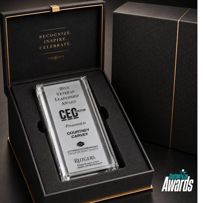 Custom Optical | Personalized Recognition Crystal  Award