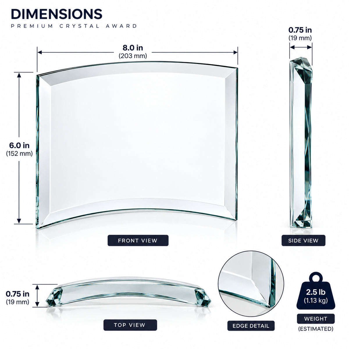 Madison Crescent | Clear Glass Recognition Award