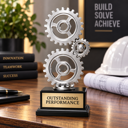 Synergy Gear | Gear-Inspired Award for Collaboration and Team Excellence