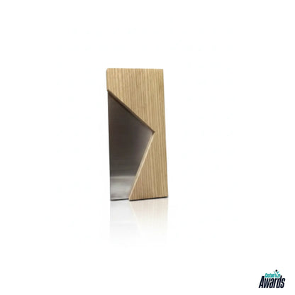 Slanted Wood Concrete Plaque