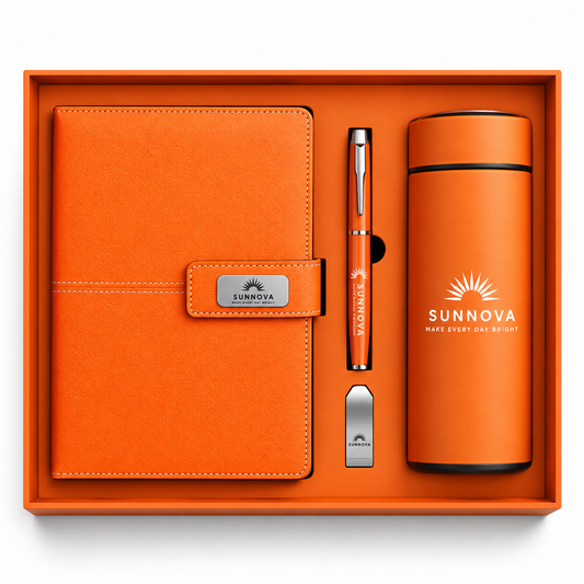 Sunnova Signature | Customized Orange Executive Gift Box