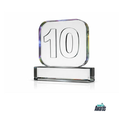 Decade Luminary Block plaque