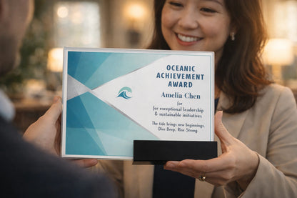 Midnight Acrylic Float Plaque