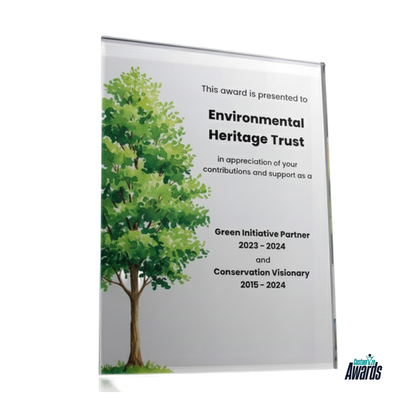 Lucent Depth Obelisk Plaque