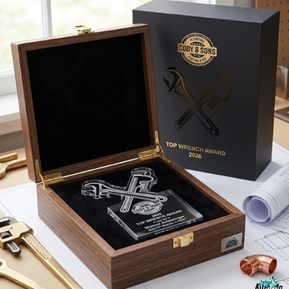 Wrench Acrylic Trophy