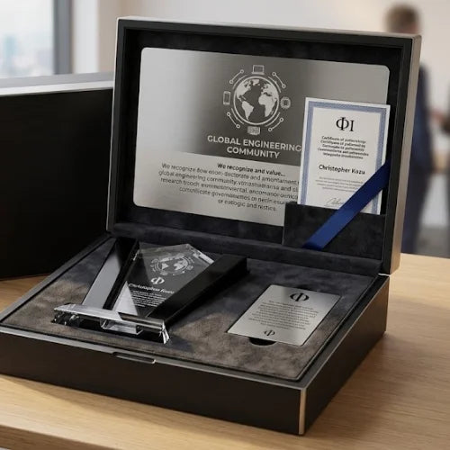 Personalized Conquest Crystal Award Trophy