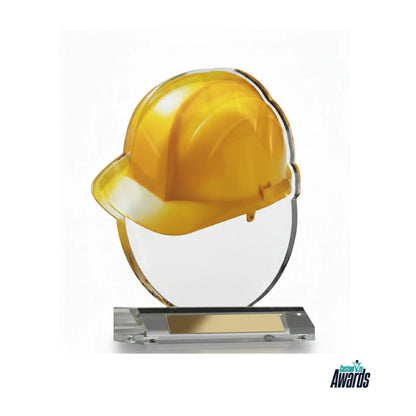Helmet Acrylic Glass Awards