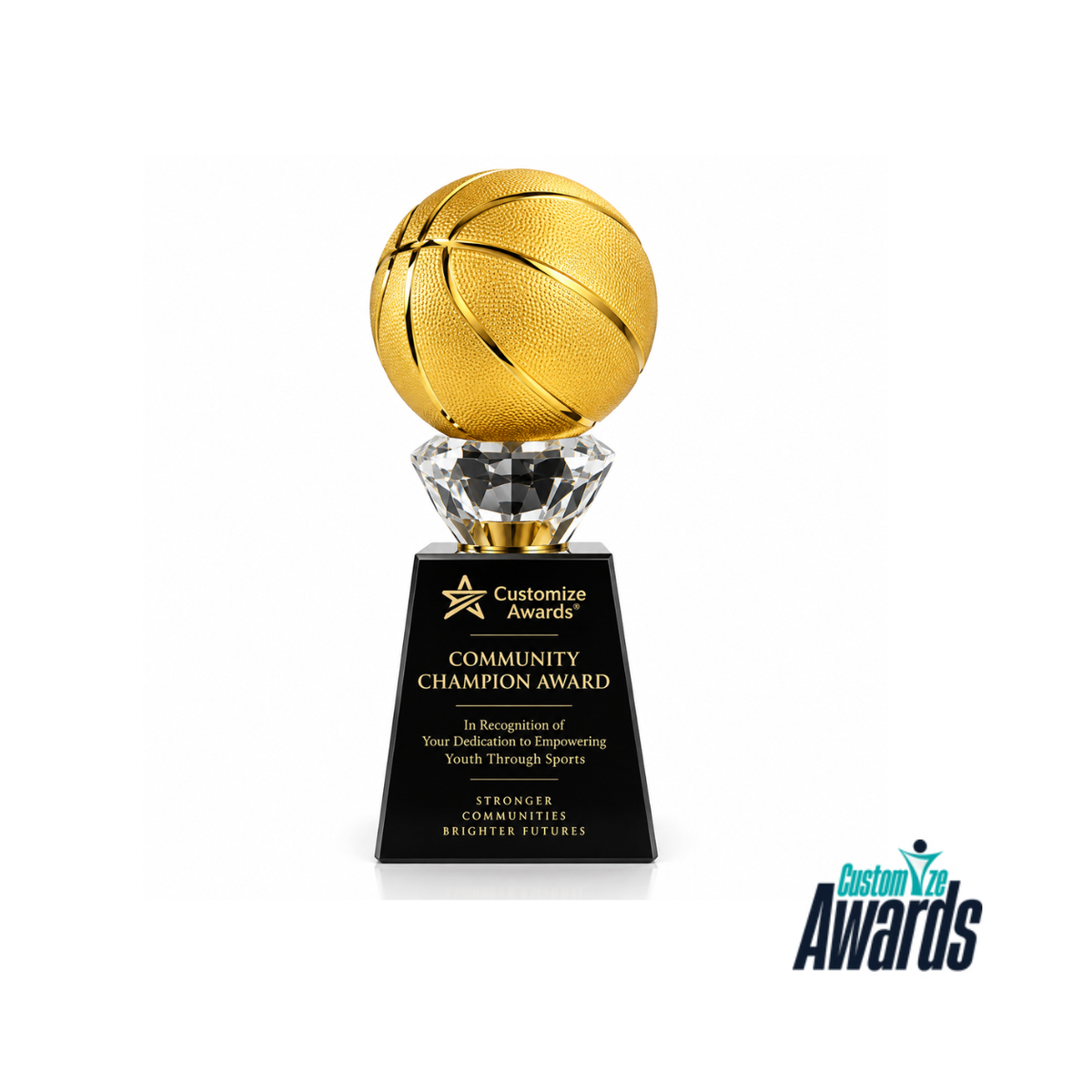 Basketball Champion | Custom Community Sports Award Trophy