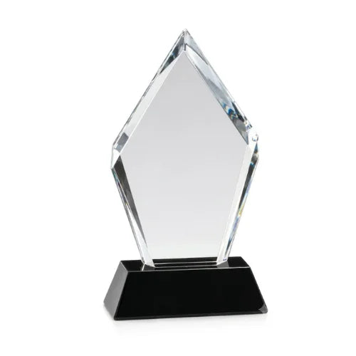 Engraved  Optical Diamond Custom Crystal Award