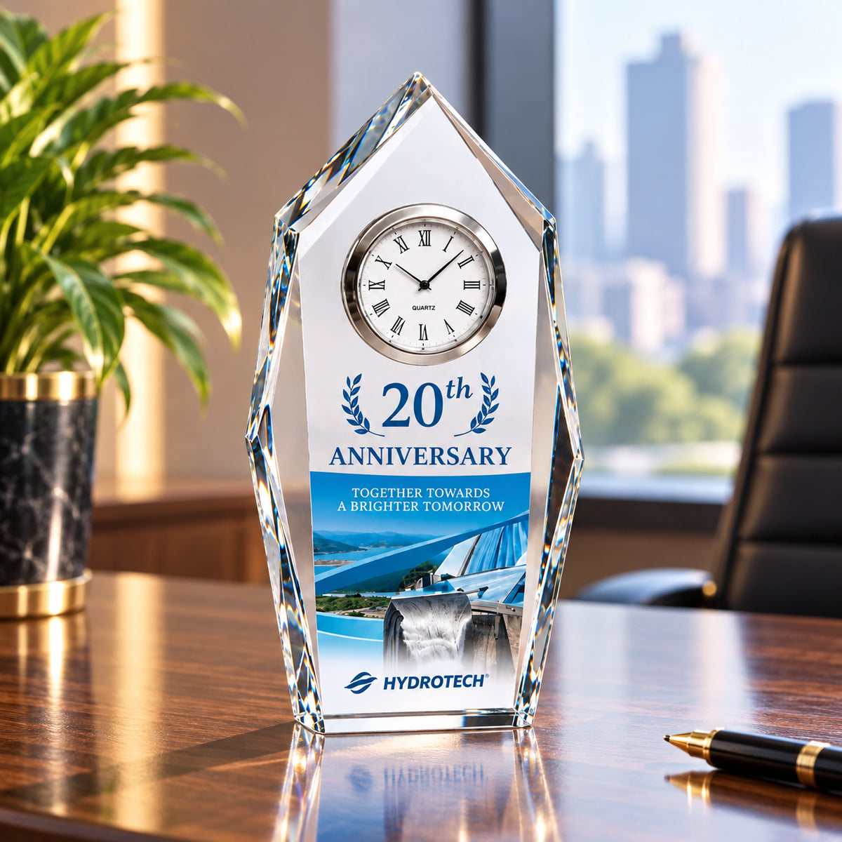 Anniversary Duo | 20th Anniversary Crystal Clock Award