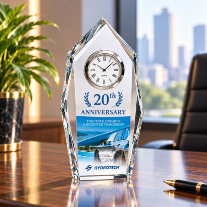 Anniversary Duo | 20th Anniversary Crystal Clock Award
