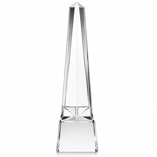 Everest Obelisk Crystal | Personalized Crystal Awards With Engraving