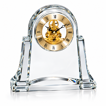 Brunswick Heritage | Custom Gold Clock Crystal Award