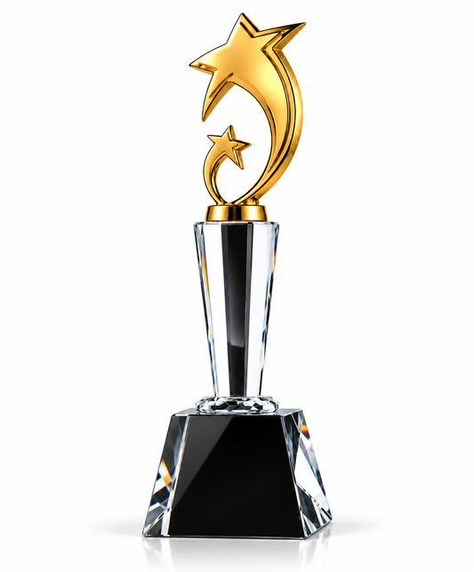 Radiant Summit | Custom Crystal Excellence Award Trophy