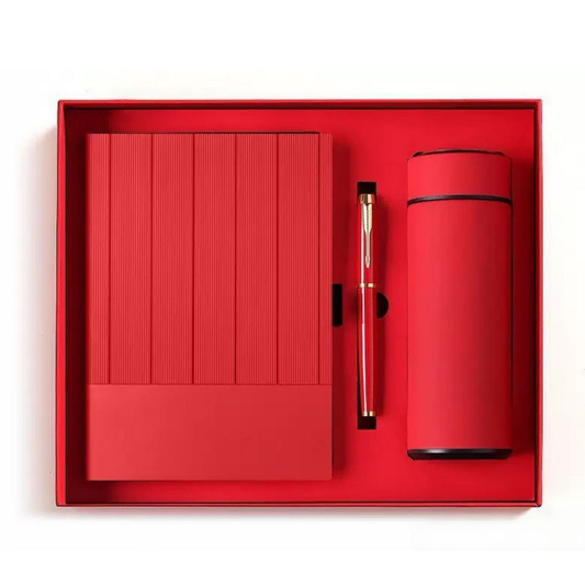 Crimson Executive | Customized Red Corporate Gift Set