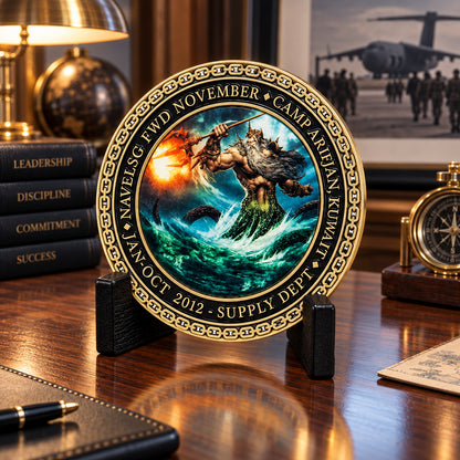 Navy Challenge |Custom Navy Antique Brass Military Commemorat